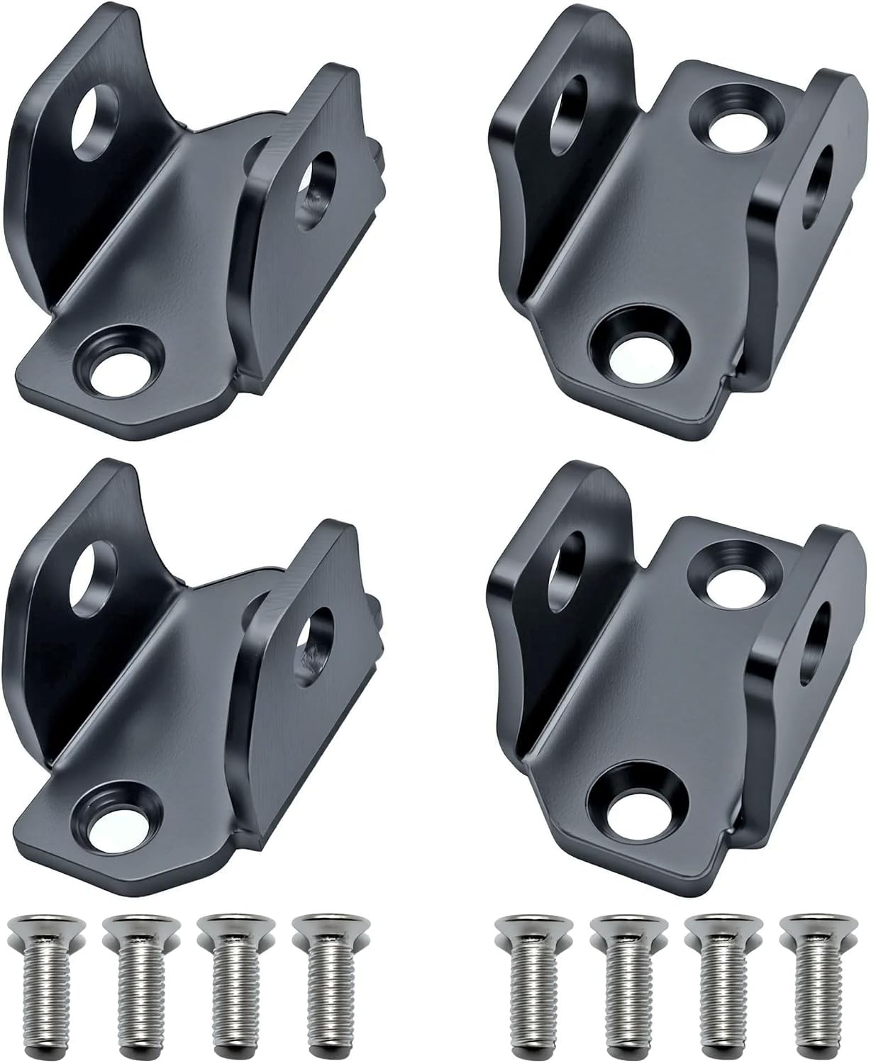 4 Pack Foot Pegs Mount Bracket Holder - Generic Compatible with Tutti Tutto Tuttio Soleil01 E-Dirt Bike Ebike,High Strength Anti-Rust