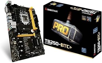 B250 チップセット搭載 ATX マザーボード TB250-BTC+ Amazon.com: BIOSTAR TB250-BTC+ 8 GPU SUPPORT LGA 1151 Core i7/i5