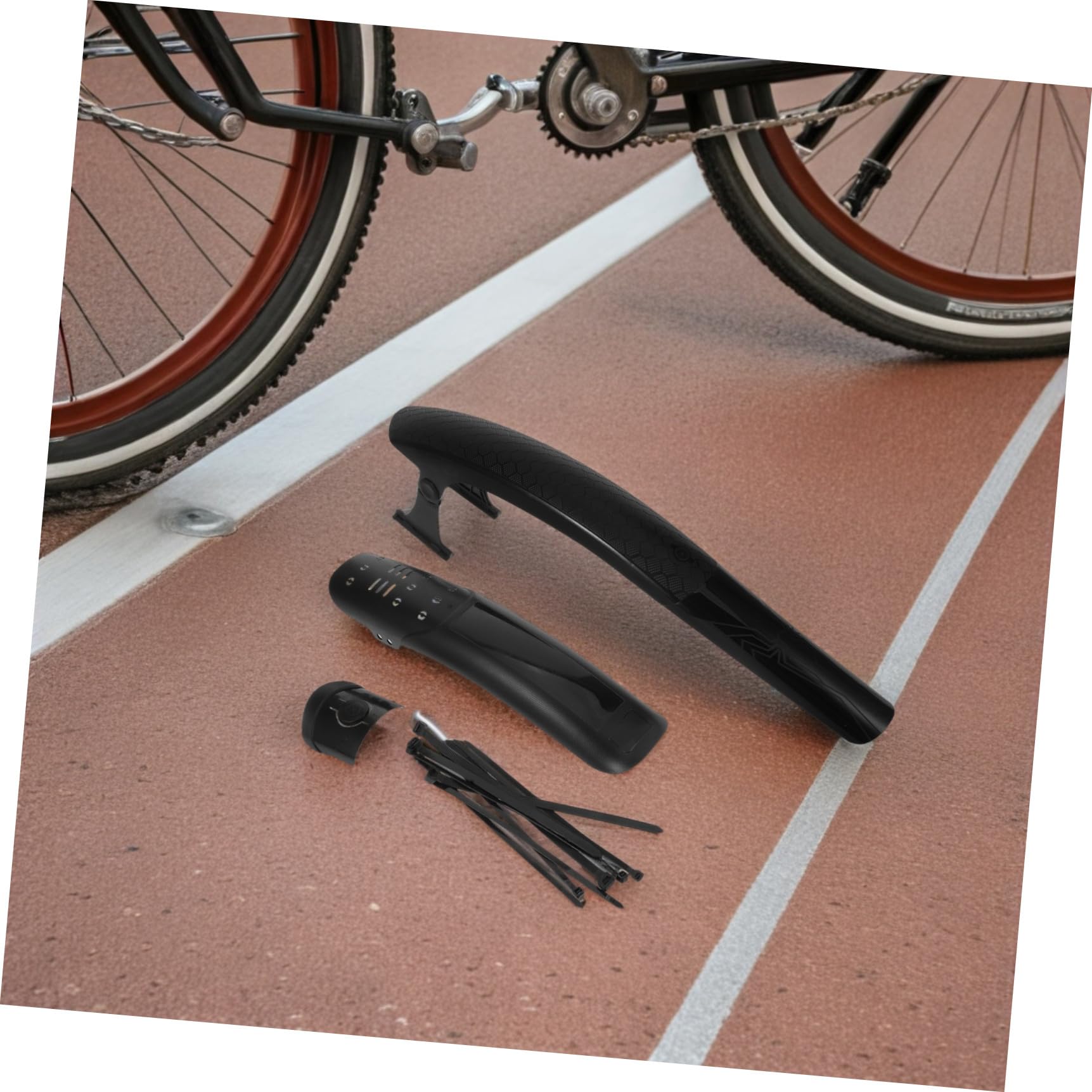 Mountainbike Schutzbleche Vorne Hinten Verstellbar Schnellverschluss Erweiterter Spritzschutz Passend für Fahrräder Wasserabweisend Einfache Montage