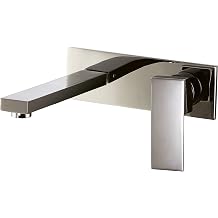 Dawn AB75 1368BN Wall Mounted Single-Lever Concealed Washbasin Mixer, Brushed Nickel