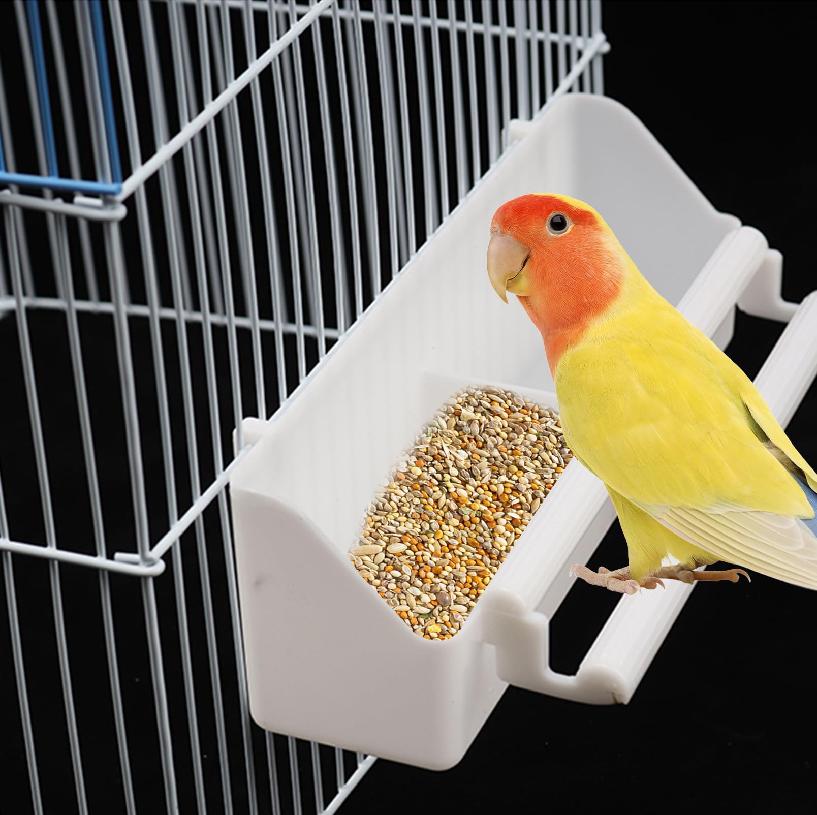 4 Mangiatoie Per Uccelli Nizirioo - Con Supporto Per Gabbia - Foto 5