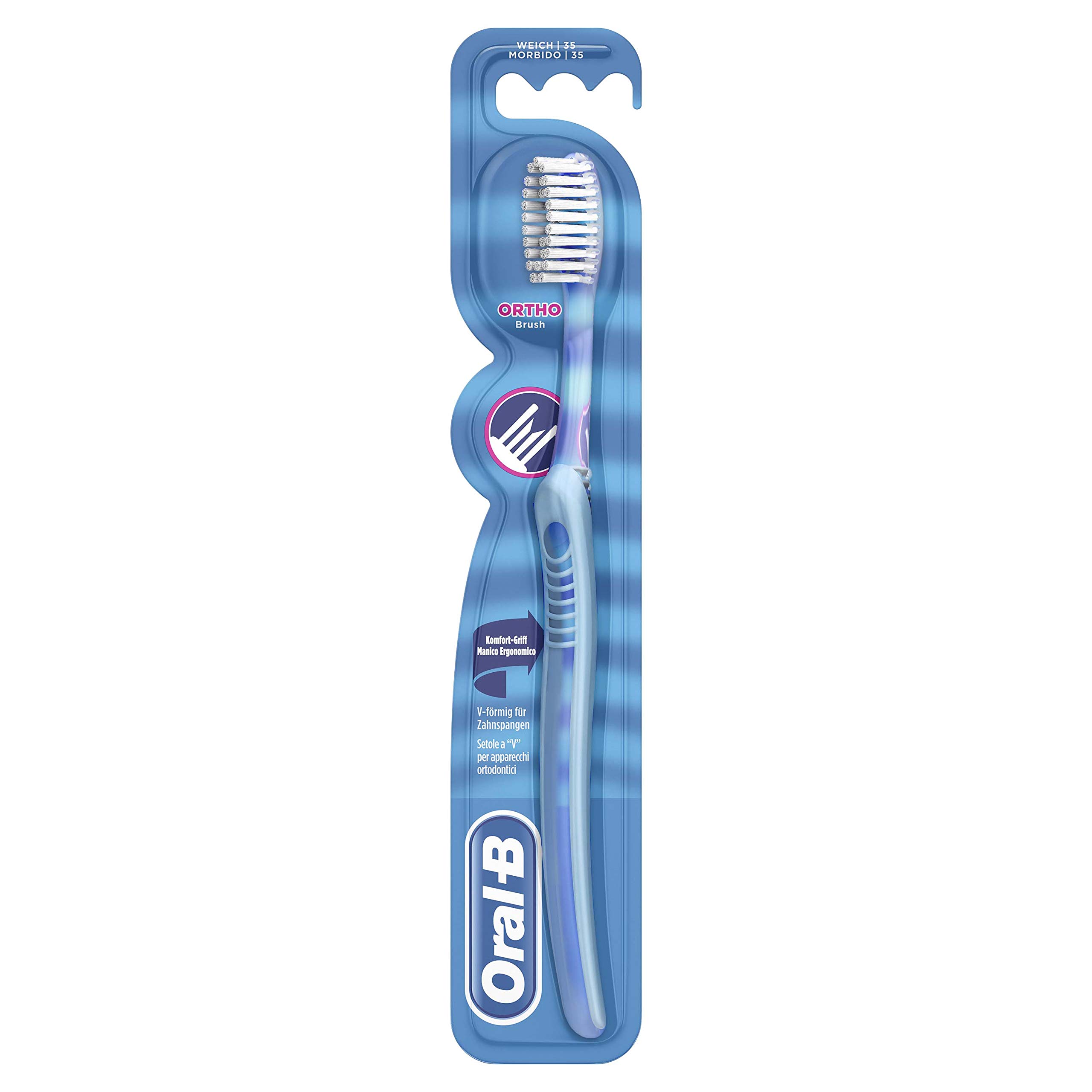 Oral-B Spazzolino Manuale Ortodontico - 6 Confezioni Da 16 Gr-image