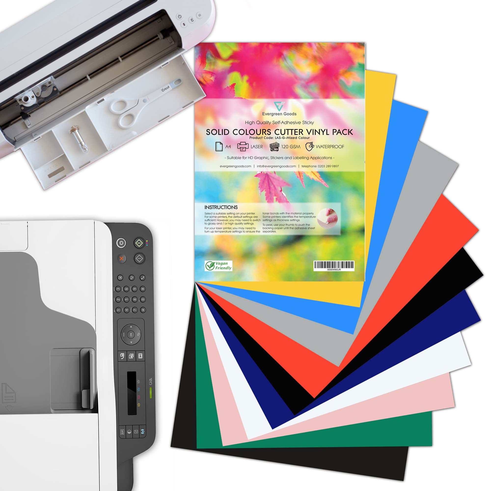 Papier Décalcomanie A4 Mondo - Pour Imprimantes Laser - Base Blanche, Sans Protection - Lot De 3 Feuilles