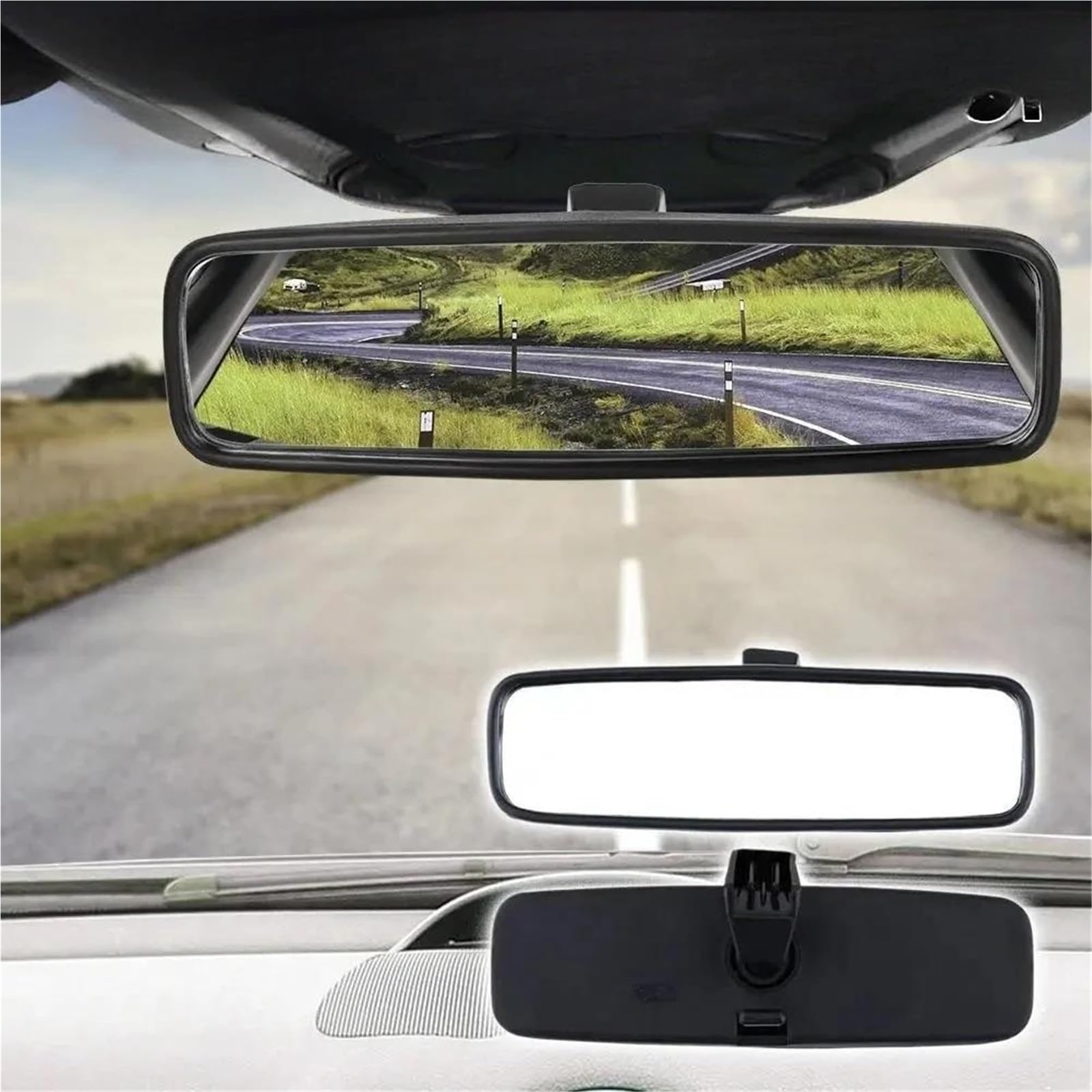 Rétroviseur intérieur Pour Peugeot Pour Aygo Rétroviseur Voiture Intérieur Remplacement Miroir 814842 Miroir intérieur Voitures
