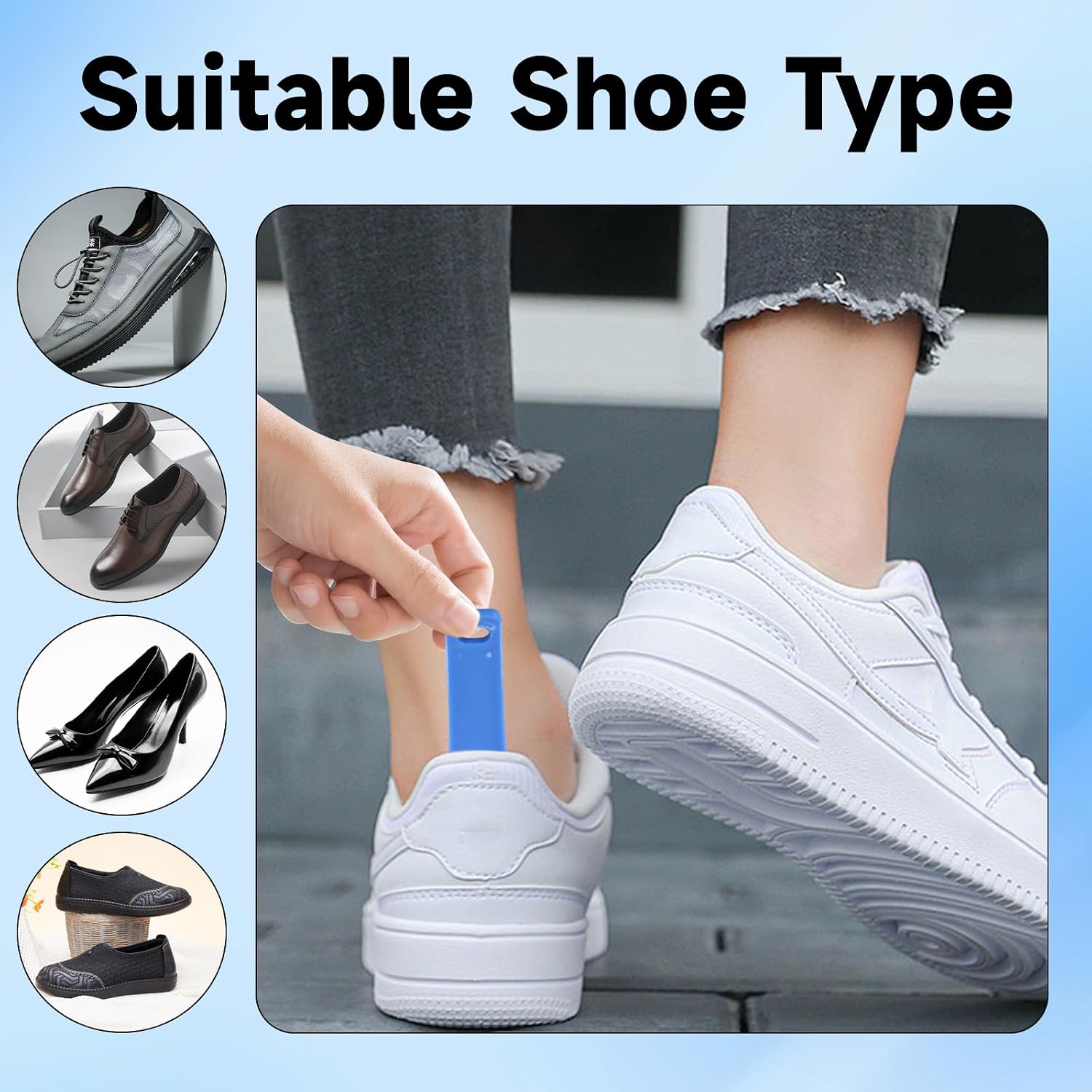 braxan 14 Pcs Plastic Shoe Horns 5.91 Inch Travel Shoe Horn for Women, Kids, Seniors, Short Handle Durable Portable Shoe Assistance, Easy Footwear Tool-7 Colors