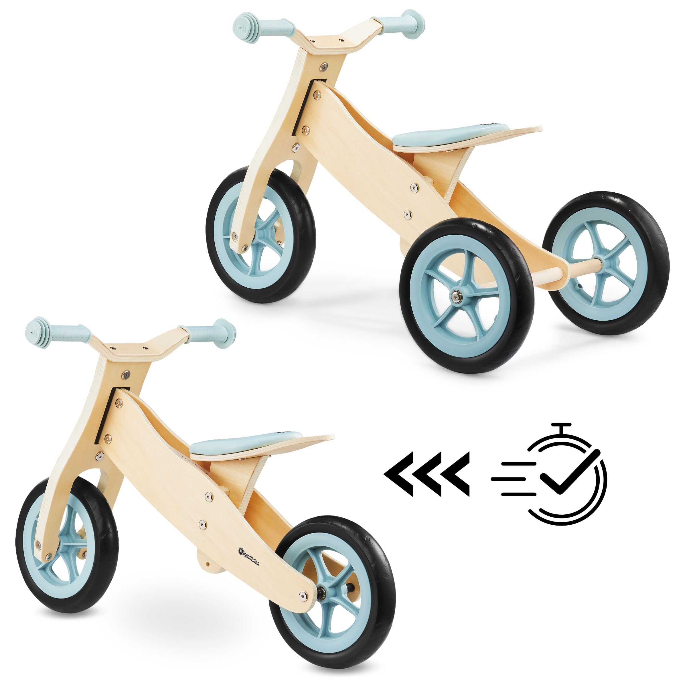 HyperMotion Bicicleta De Equilibrio Marcelo – Ligera, Asiento Ajustable Y Ruedas PU Para Niños Desde 18 Meses