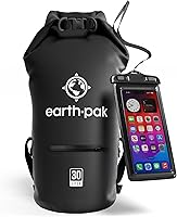 Vista 40 de Earth Pak Waterproof Dry Bag with Zippered Pocket - Waterproof Dry Bag Backpack Keeps Gear Dry