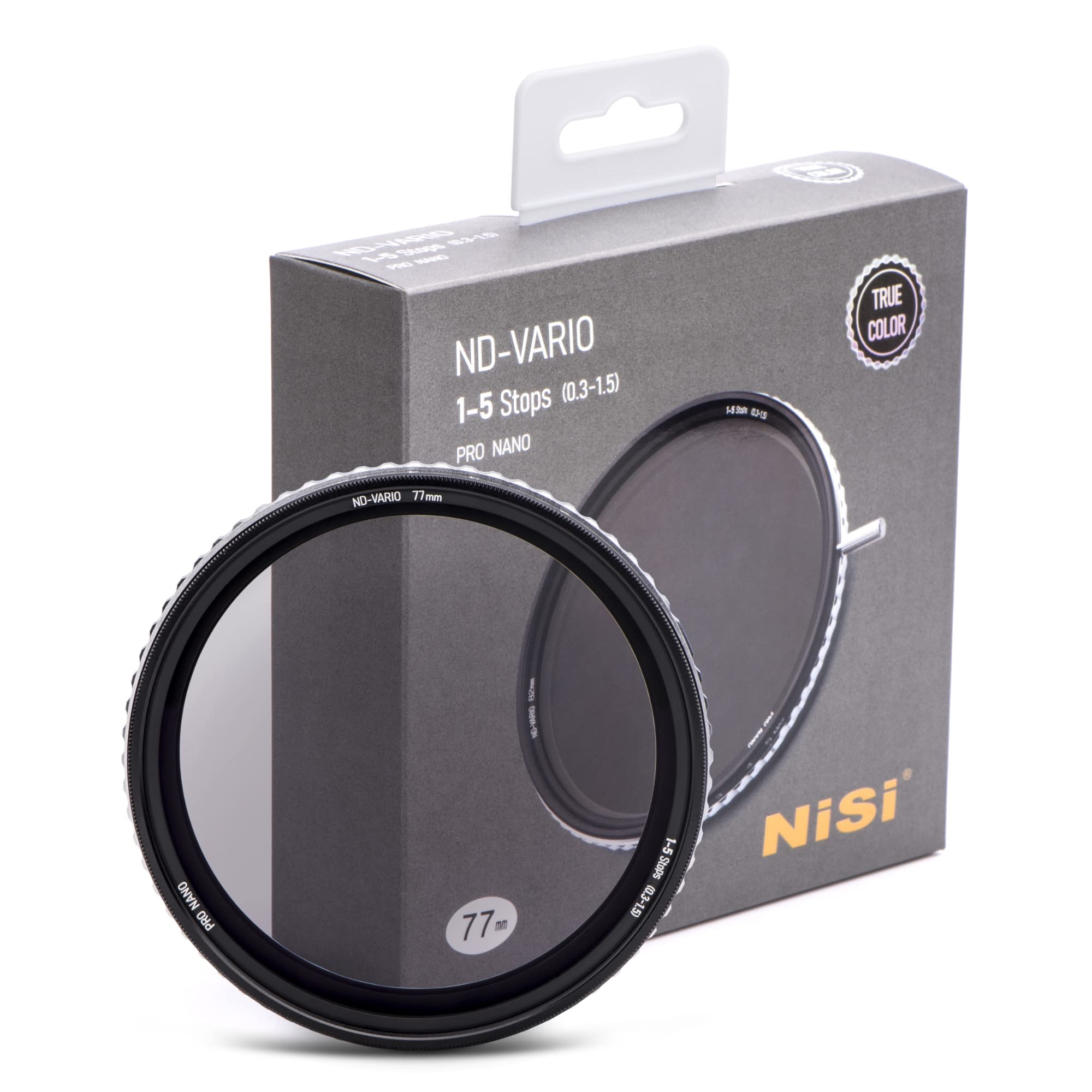 NiSi 可変NDフィルター TRUE COLOR VARIO 1-5stops (ND2~32) 55mm