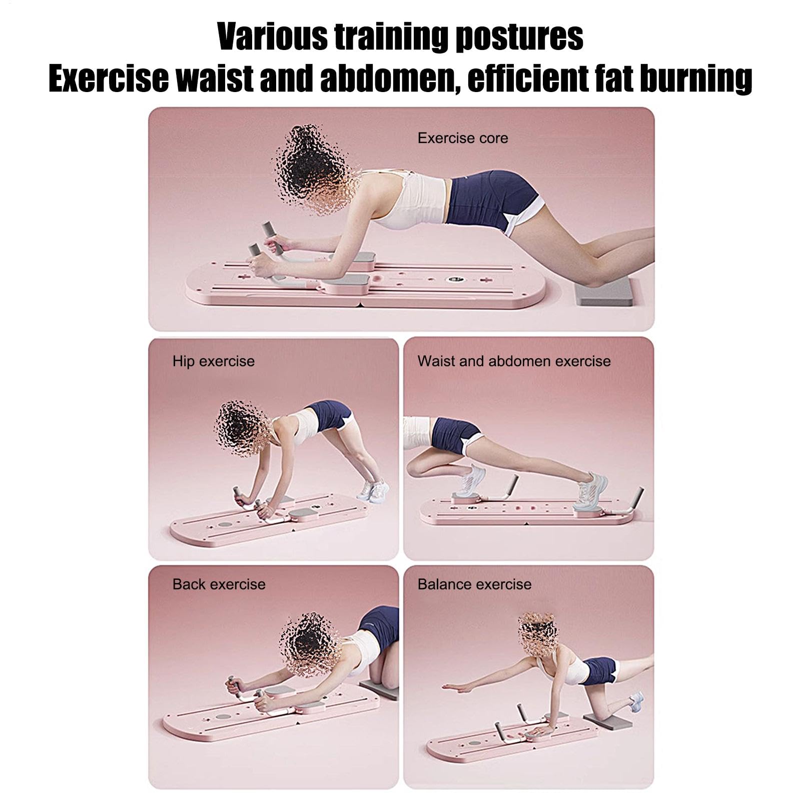 Junta de reformador de Pilates: Plataforma Deslizante Plegable, Rodillo de