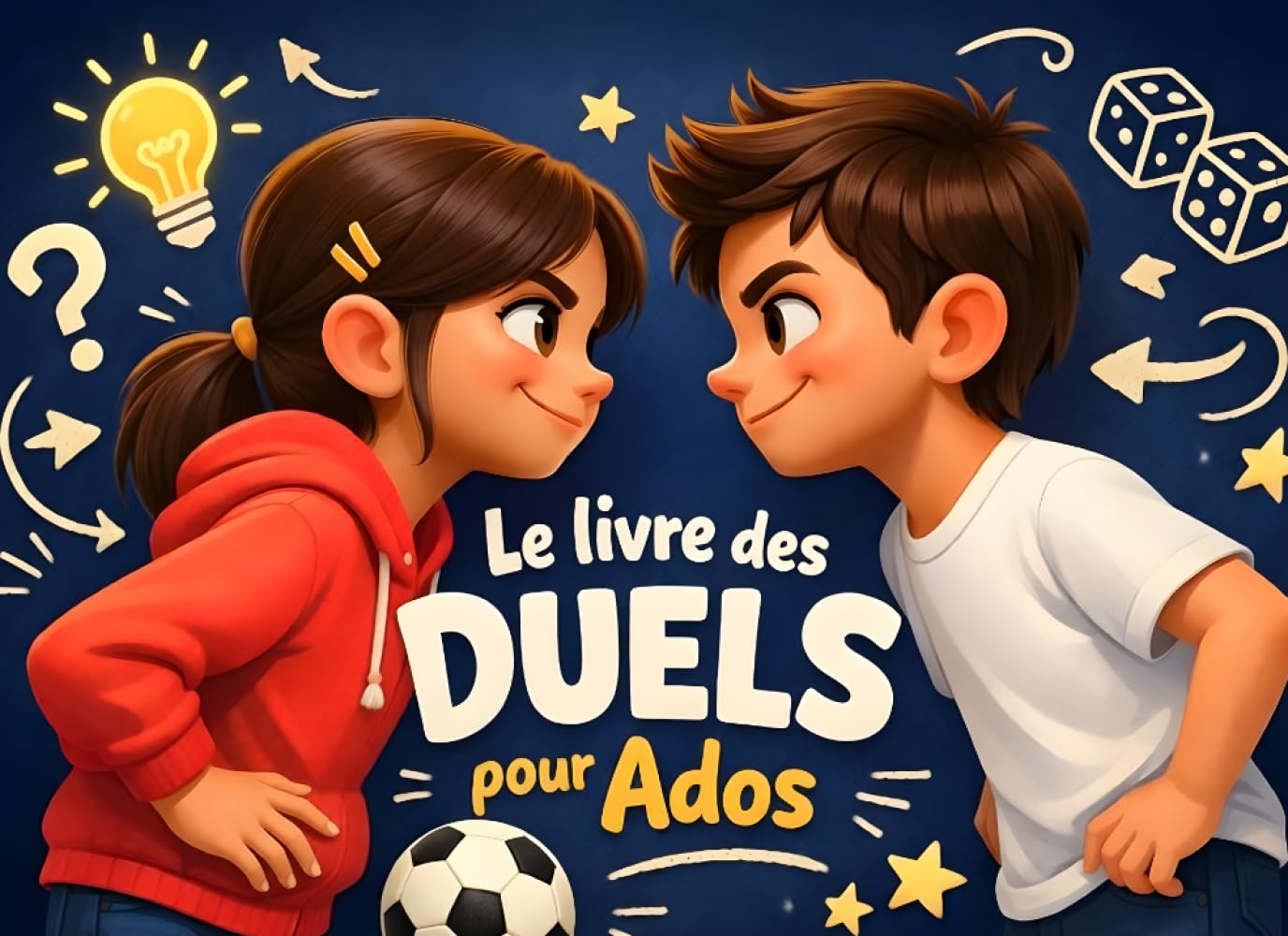 Le livre des duels pour ados: Jeux, Énigmes & Défis pour des moments inoubliables entre frères, sœurs et amis.