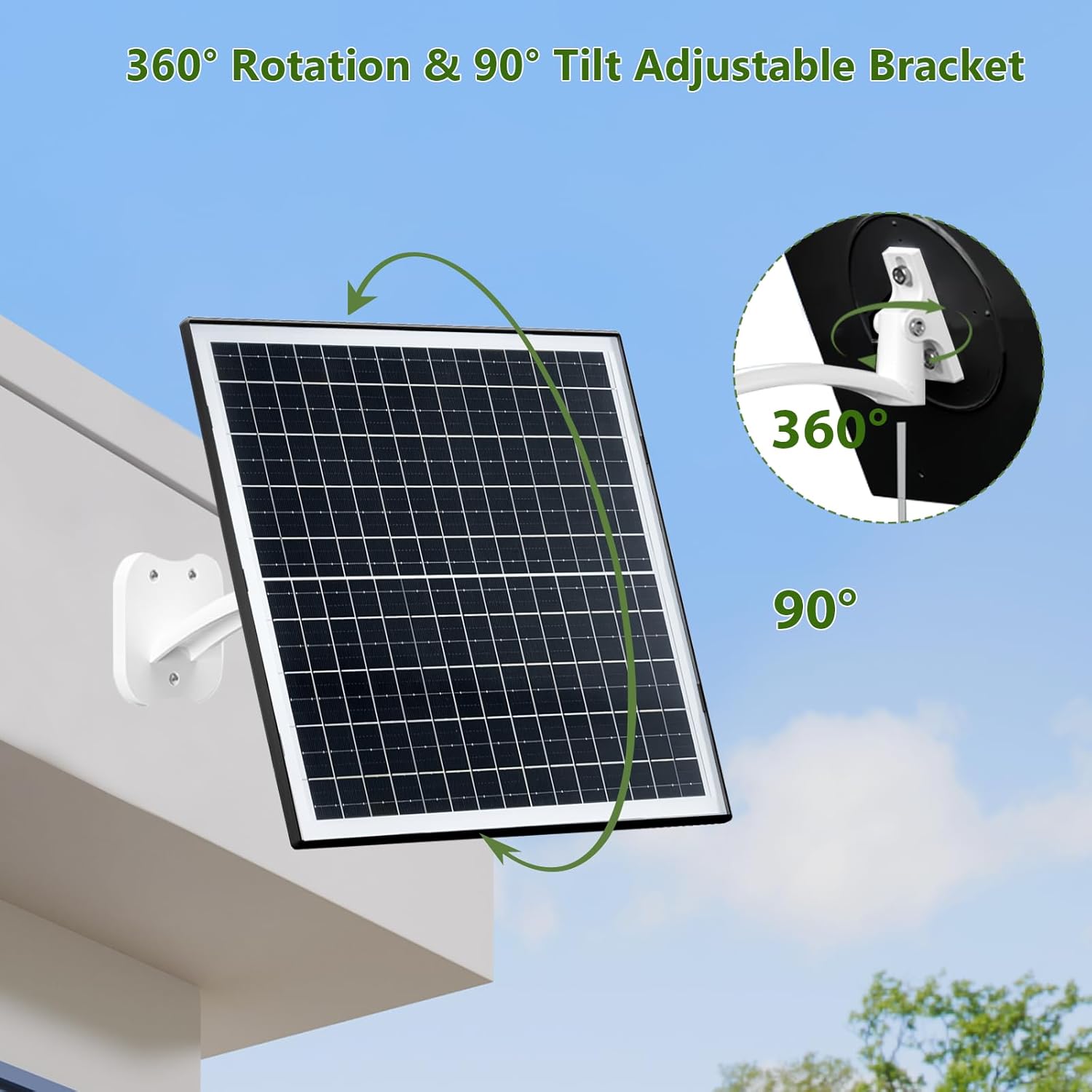 Zivif 20W Solar Panel Fan Kit, Dual 3500RPM Fans for Chicken Coop, Greenhouse, Shed, Intake & Exhaust, IP67 Waterproof, 360° Adjustable Mount, 8.8FT Cable