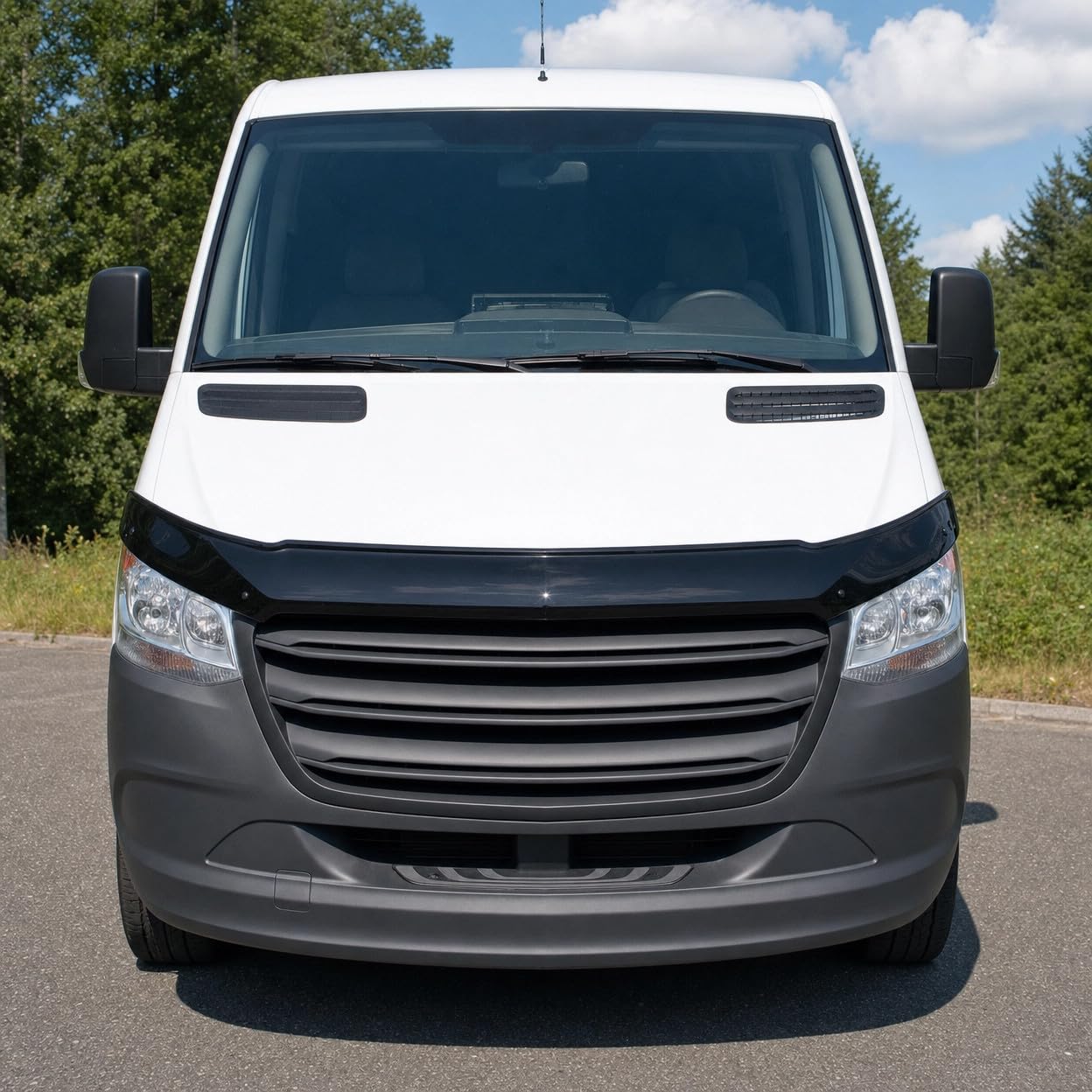 Protector deflector de capó delantero para Mercedes Benz Sprinter W907 W910 2019-2025