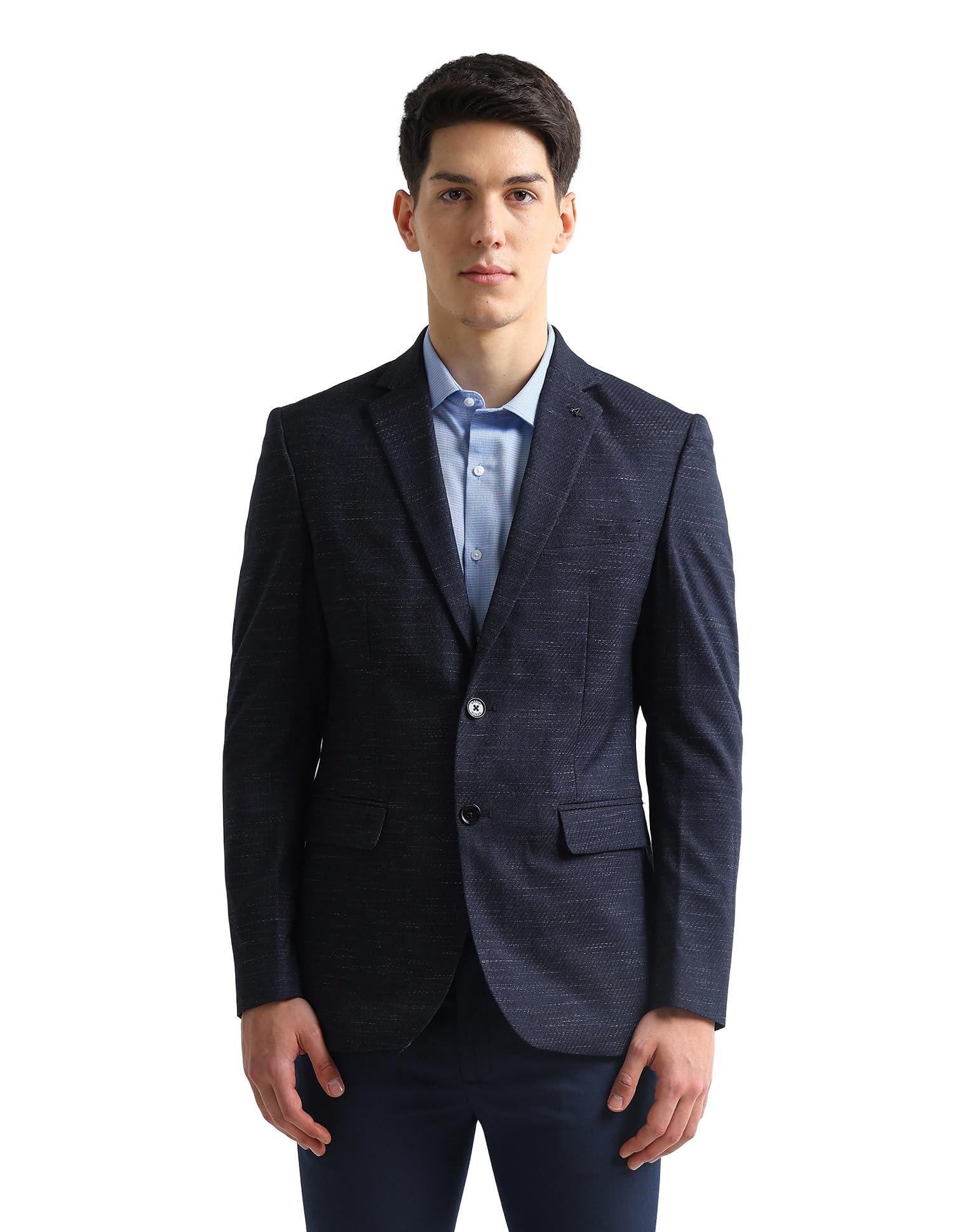 arrow Men's Heathered Tailored Fit Blazer-picture-50