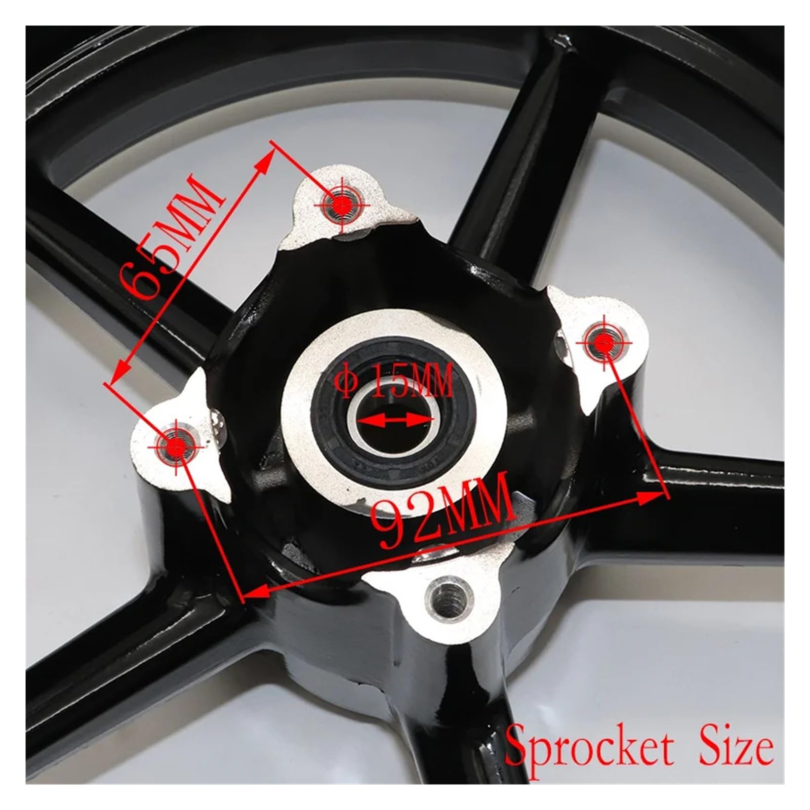 Motocykl 30.0 cm felgi 12-2,50 przednia 12-3,00 tylna obręcz pasuje do Pit Bike Motard Supermoto GP
