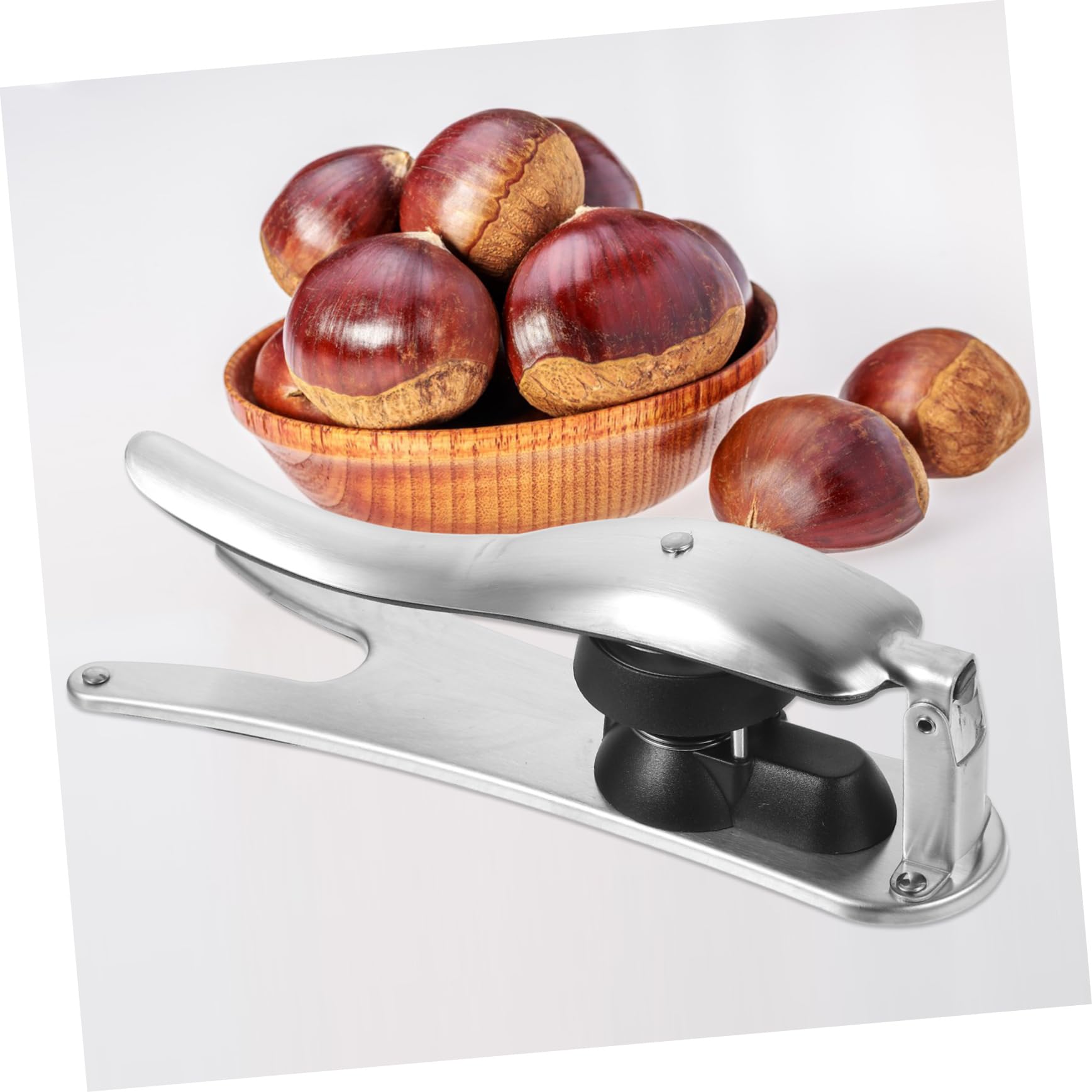 LIFKOME Clip De Castañas Pinza para Castañas De Acero Inoxidable Pinza Manual para Nueces Utensilio De Cocina para Abrir Nueces