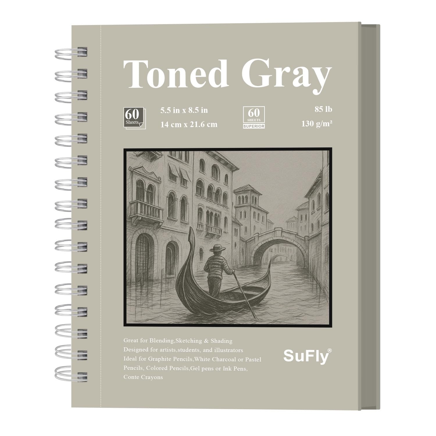 SuFly Sketchbook - 100 Sheets for Artists -26