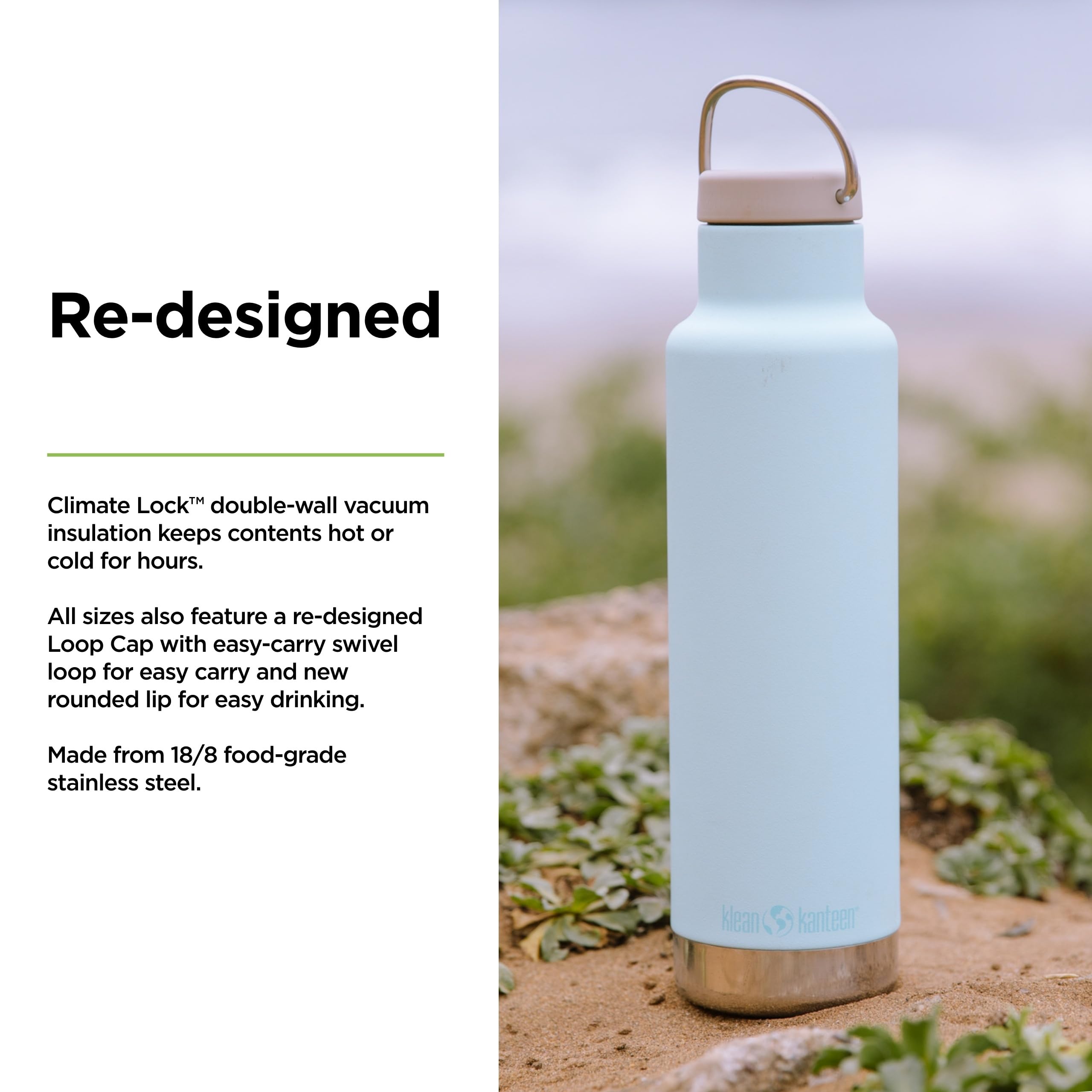 弁当箱・水筒 klean kanteen Insulated Classic 20 oz Insulated Water Bottle, Rise Classic 20oz | Klean Kanteen