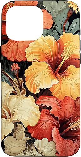 Miniatura 19 de Hawaiian Tropical Design Yellow Red Hibiscus Plumeria Case for iPhone 16