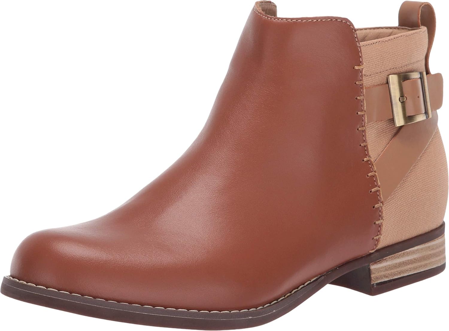 Spenco Women's Dove Creek Ankle Boot, Saddle, 6