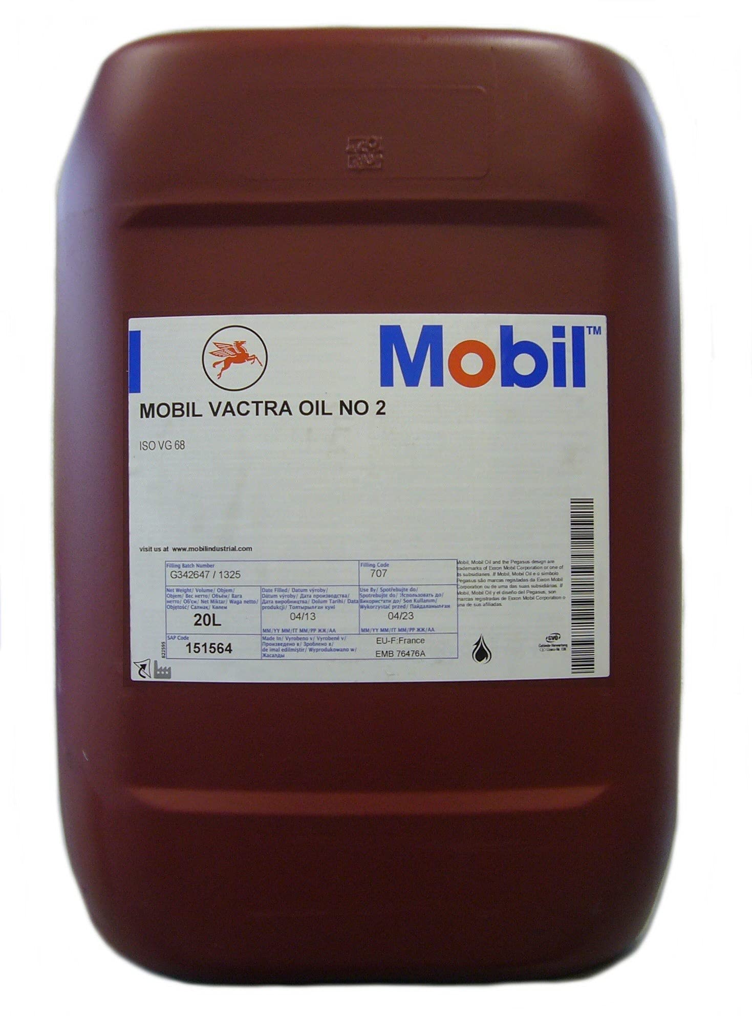 DLLUB - Huile MOBIL VACTRA N°2-20 litres