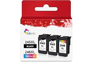 245XL 246XL Ink Cartridge 3-Pack for Canon Printers