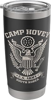 Camp Hovey Veteran South Korea US Military Base Vintage Gift Stainless Steel Insulated Tumbler