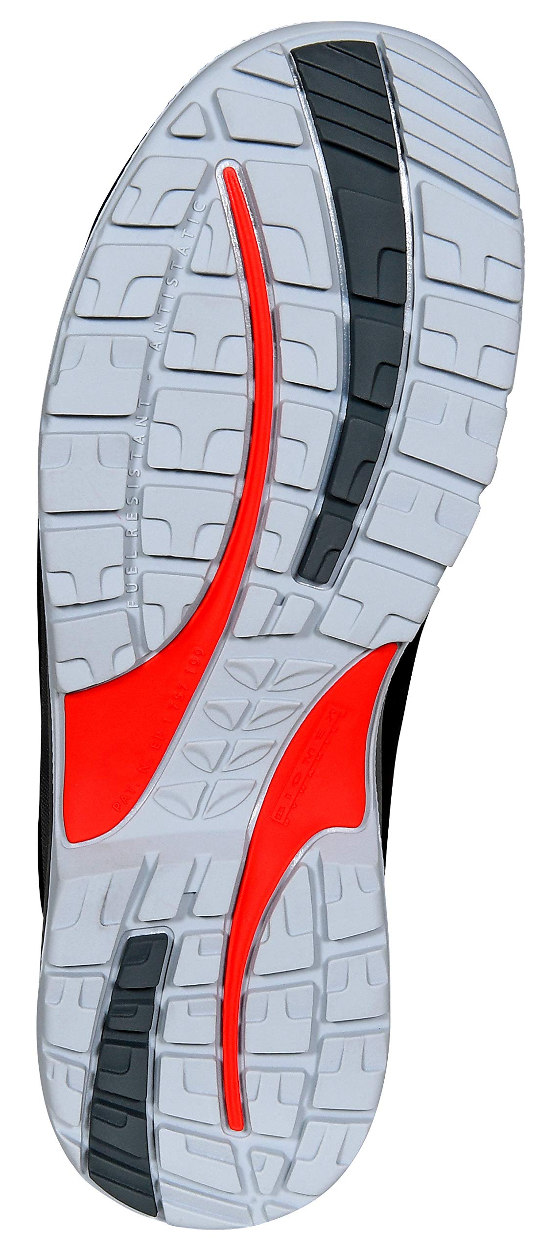ELTEN Impulse Grey Low ESD S1 | Sicherheitsschuhe für Damen & Herren, Kunststoffkappe, leicht, atmungsaktiv, Gr. 42