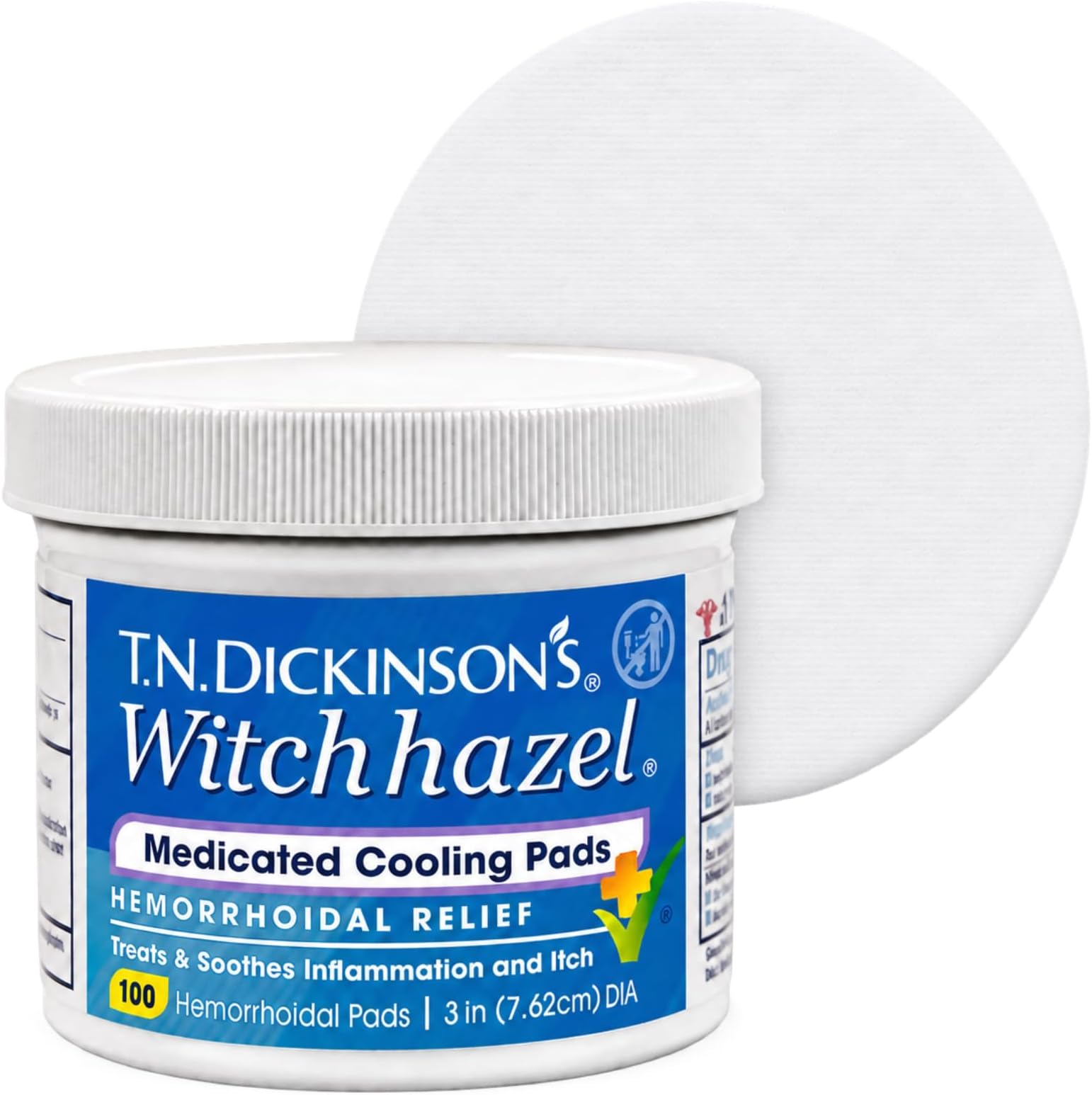 T.N. Dickinson's Witch Hazel Medicated Cooling Pads