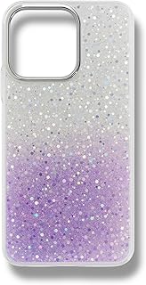 جراب لامع شفاف من البولي يوريثين الحراري بتصميم لامع لموبايل هونر 200 شبكة الجيل الخامس 5G، جراب خلفي صلب شفاف (أبيض-أرجواني، هونر 200 الجيل الخامس)