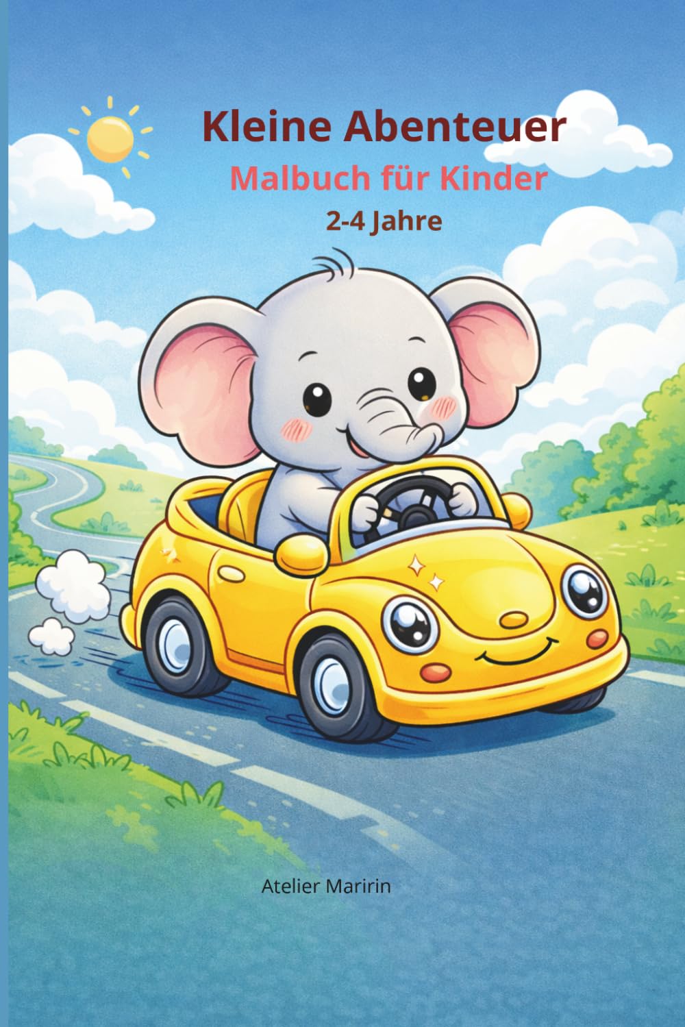 Kleine Abenteuer Malbuch für Kinder 2-4 Jahre