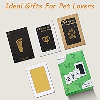 Vista 52 de Kit de impresión de huellas sin tinta, kit de impresión de huellas de perro, kit de impresión de nariz de perro, almohadillas de tinta de tacto