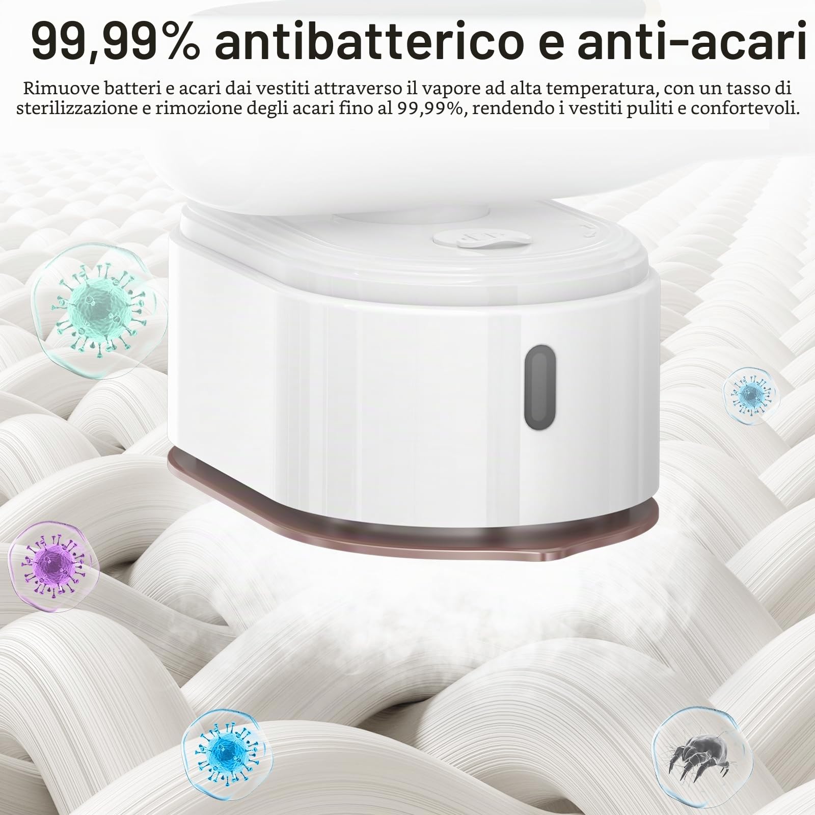 Piastra a vapore portatile Steamer,1000W Ferro da Stiro Verticale,Mini Ferro da Stiro Girevole,2 in 1 Ferro da Stiro da Viaggio con serbatoio dell'acqua da 100 ml, per Casa, Ufficio e Viaggi