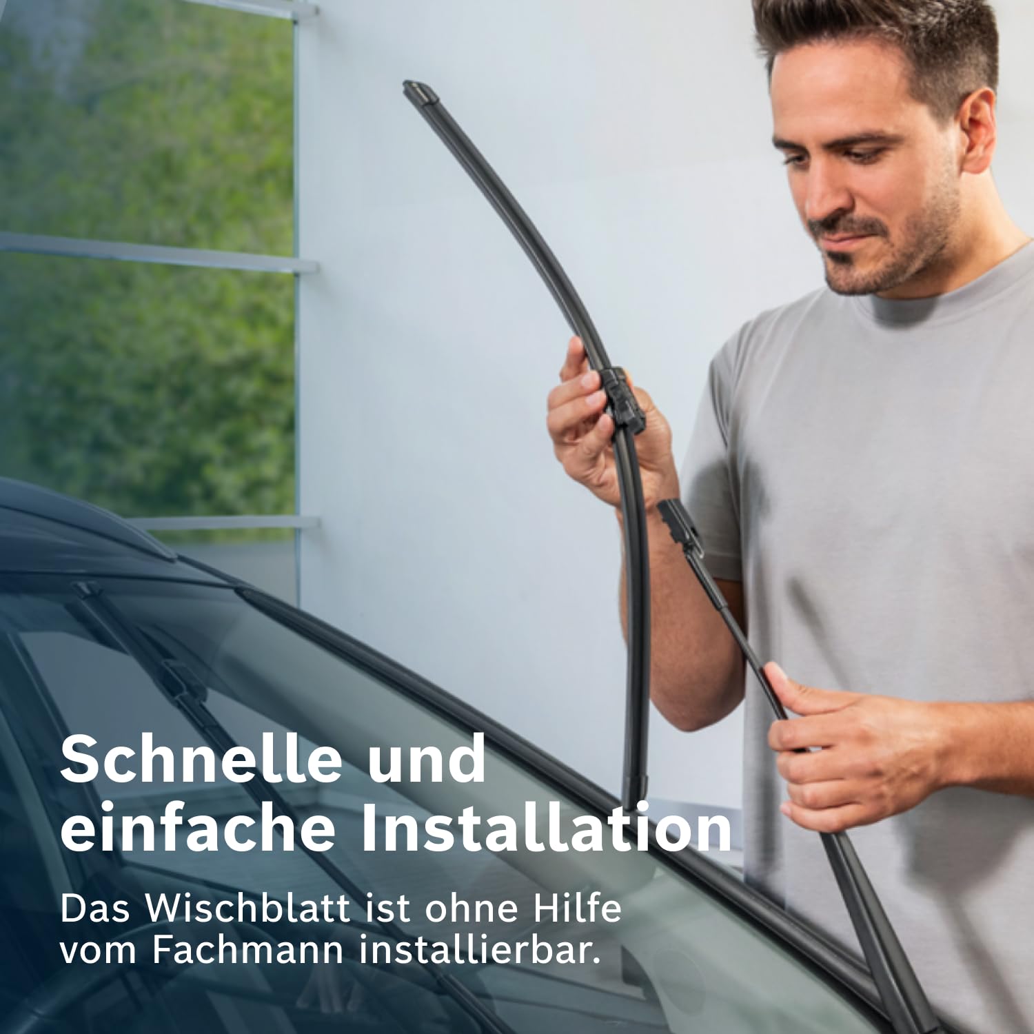 1x Set (2 Stück) BOSCH Aerotwin A865S Scheibenwischer vorne