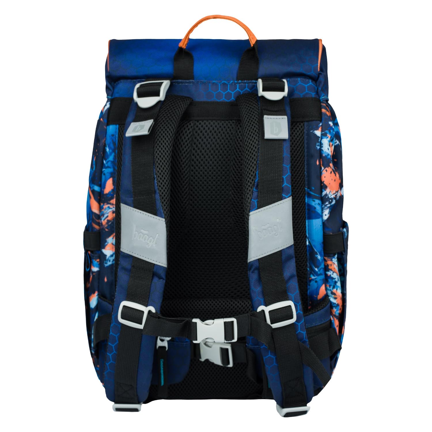 Baagl Schulranzen für 1. Klasse Jungen, Airy Schulrucksack, Ultraleicht Schule Tasche Kinder, Schultasche, Grundschule Ranzen (Motorrad)