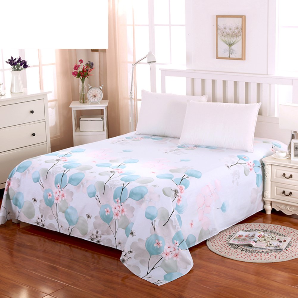 Drap en coton et lin de qualité supérieure au tissage sergé 160x230