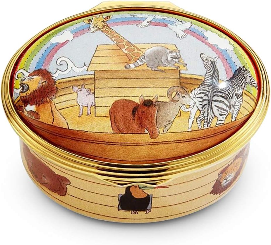 Noah's Ark All Aboard Enamel Box - ENNOA0102G