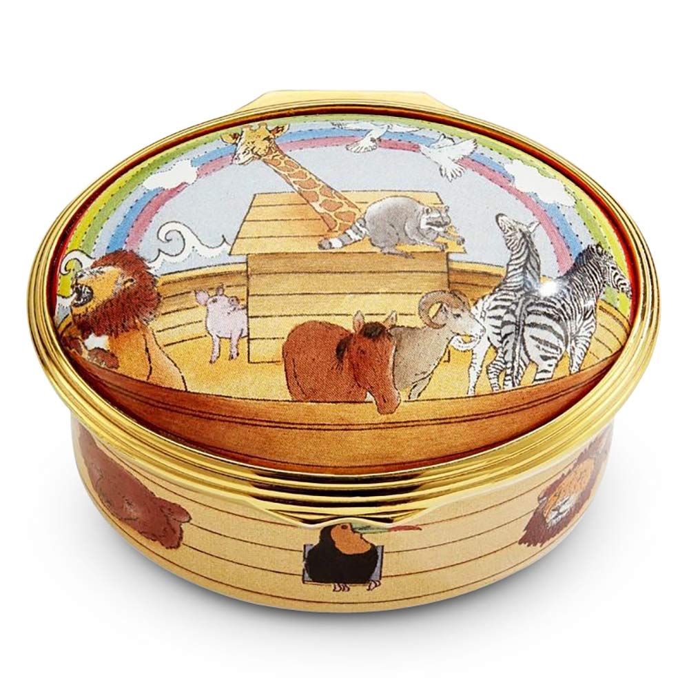 Noah's Ark All Aboard Enamel Box - ENNOA0102G