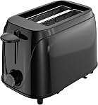 BLACK+DECKER 2-Slice Toaster with Toast Shade Selector, Removable Crumb Tray, and Auto Shut-Off