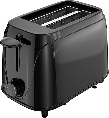 Miniatura 2 de BLACK+DECKER Tostadora de 2 rebanadas con selector de sombra de tostada, bandeja de migas extraíble y apagado automático