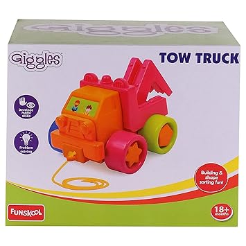 Giggles Vehicles Tow Truck Toy