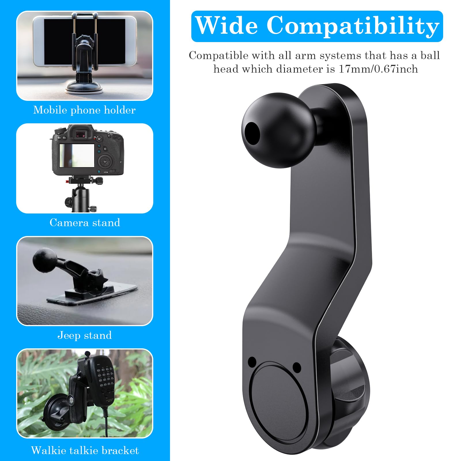 Amazon.co.jp: DIAMOOKY ボールマウントエクステンションアーム 携帯