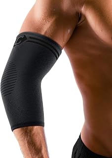CAMBIVO 2 Pack Elbow Compression Sleeves for Tennis Elbow, Tendonitis, Golfers Elbow Pain Relief - Arthritis Brace for Workouts & Daily Use
