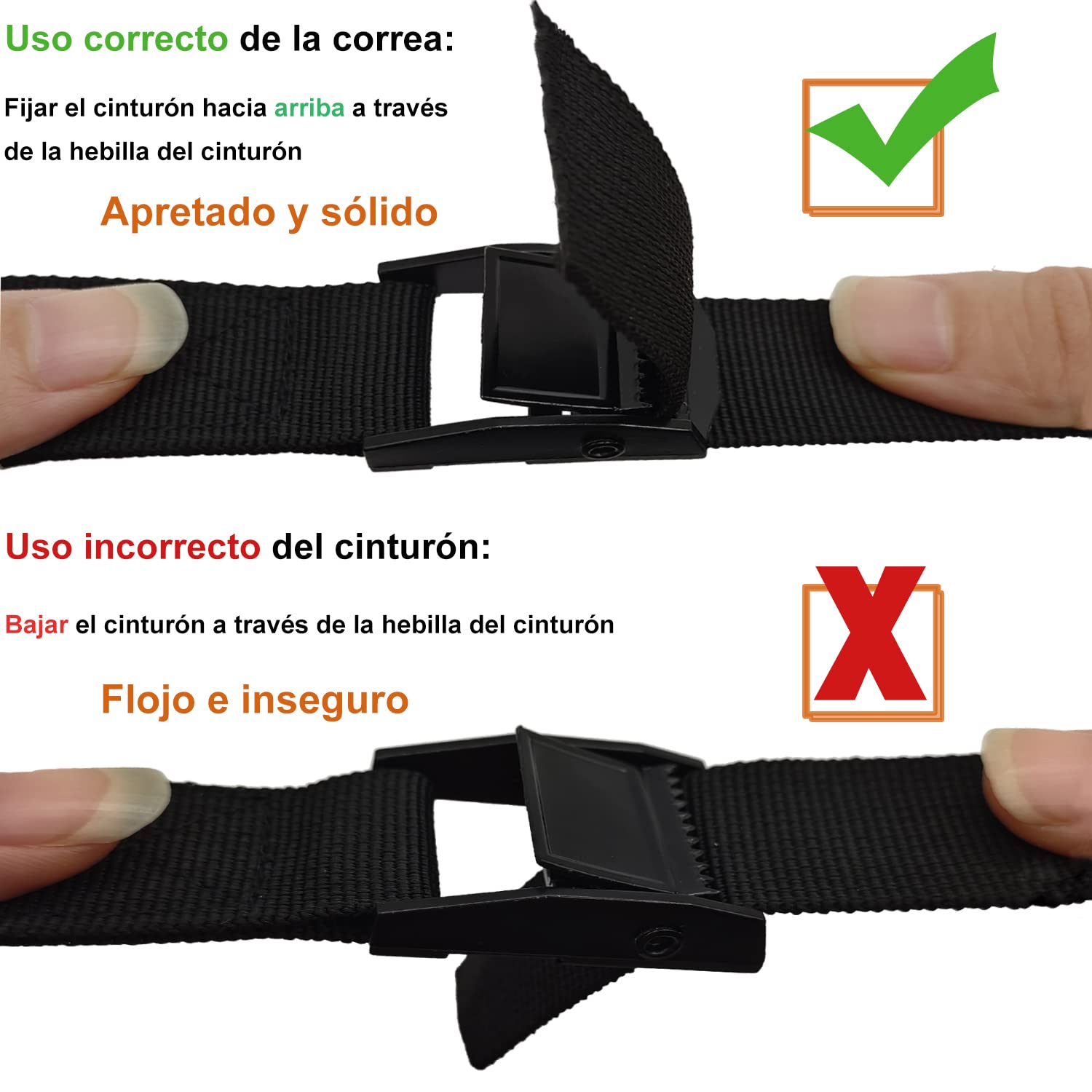 Correas tensoras mejoradas, 1 m, 4 unidades, poliéster de alta calidad, cierre de zinc, práctico para bicicletas, piezas pequeñas, uso diario