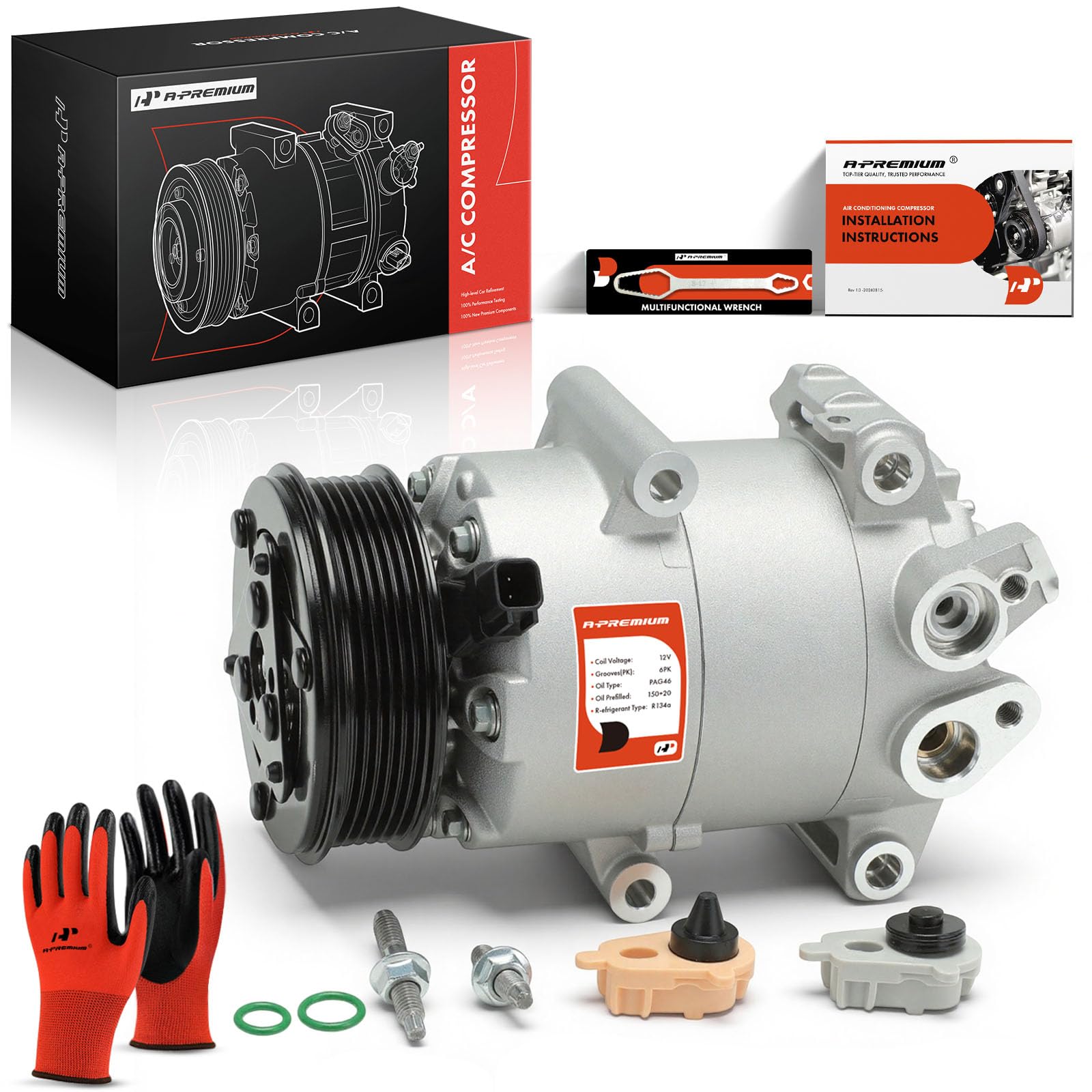 Amazon.com: A-Premium Air Conditioner AC Compressor with Clutch