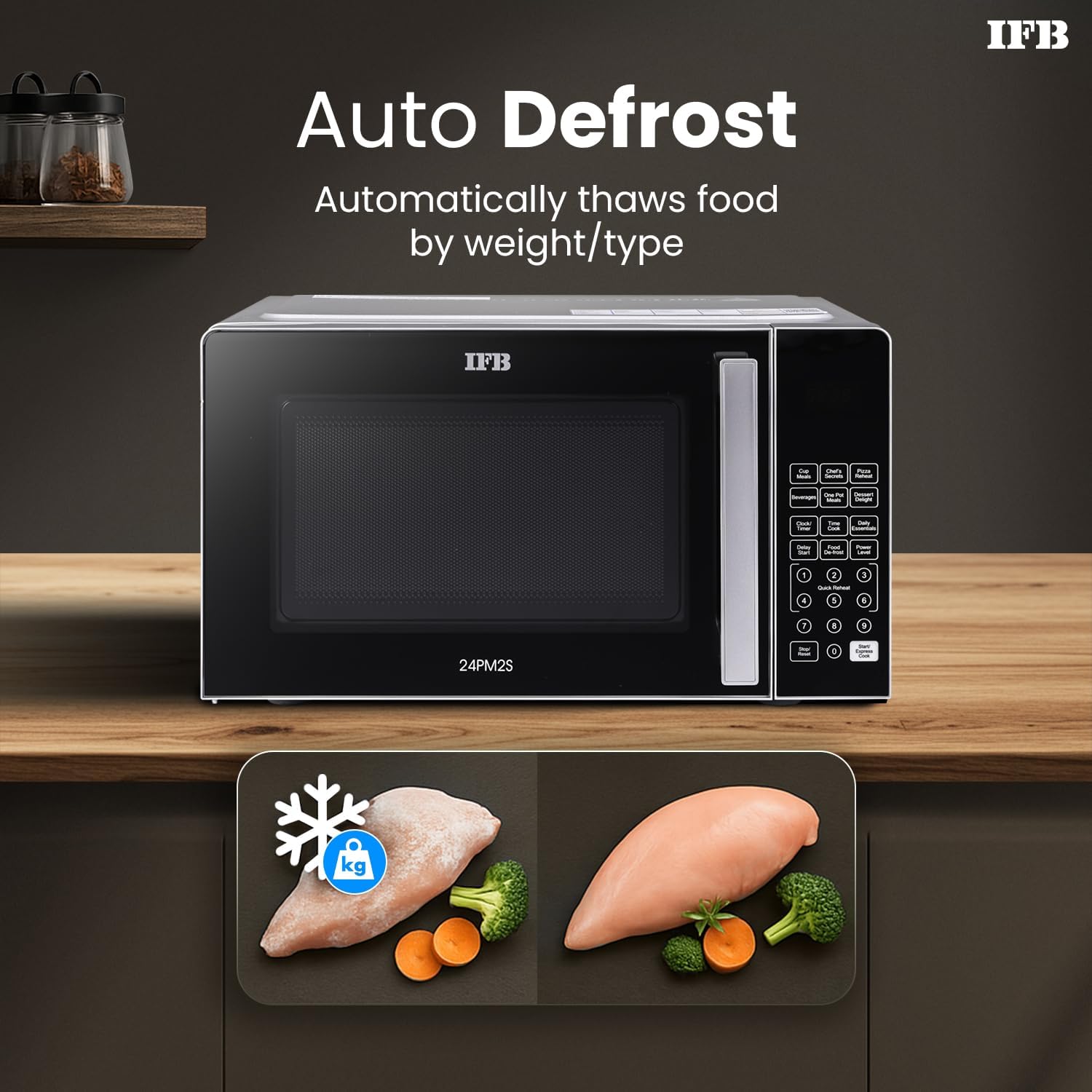 IFB 25 L Solo Microwave Oven (25PM2S, IFBJ0, Silver)