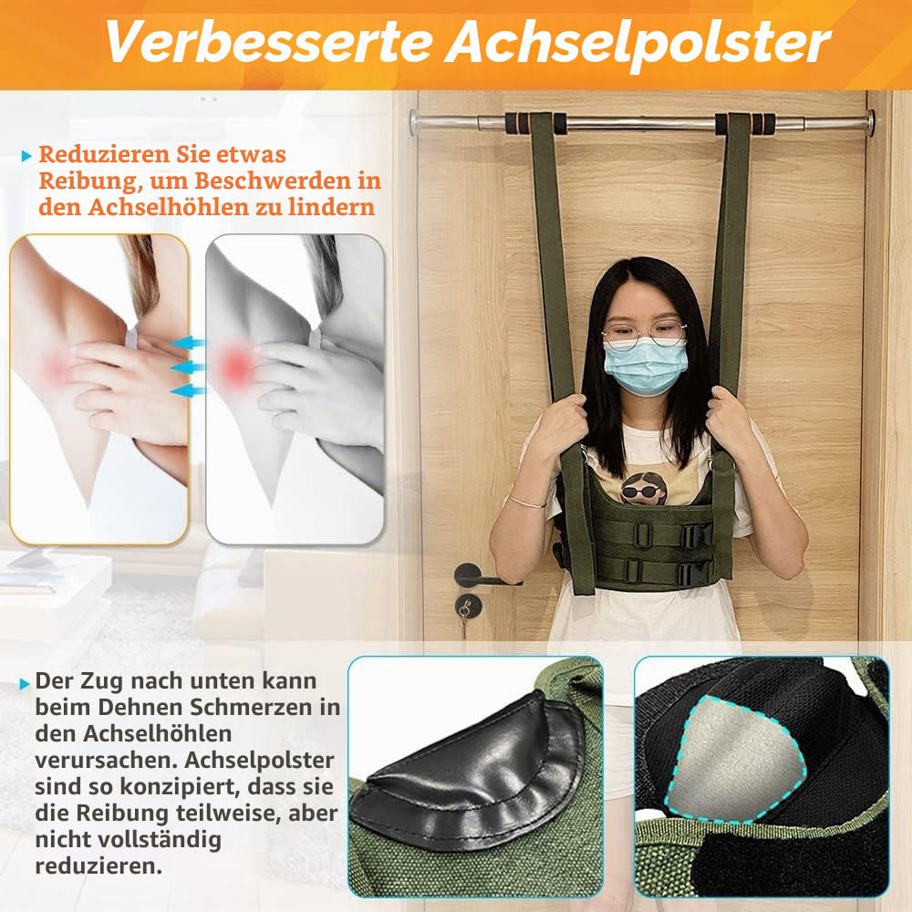 Rückentrage Lumbale Traktionsgerät Spinale Dekompression Maschine Lumbaler Gürtel für unteren Rückenschmerz Linderung Ischias Herniated Disc Back Ausrichtungsgerät (S 34~38)