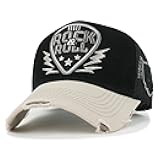 Premium Go with The Flow Embroidery Baseball Cap Vintage Trucker Hat