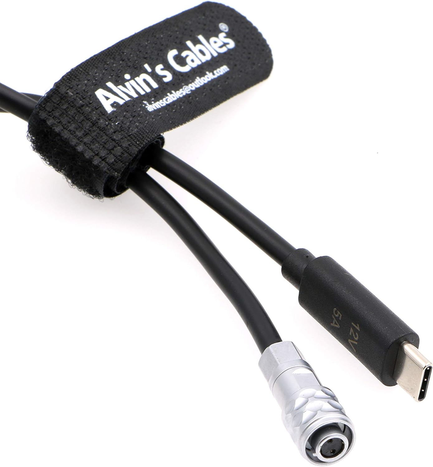 Alvin's Cables BMPCC 4K 6K Trigger Power Cable USB C Type-C PD to Weipu SF61B/S2 2 Pin for Blackmagic Pocket Cinema Camera 19.7in/50cm