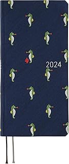 Hobonichi Techo Weeks [English/Tall and Slim Size/January 2024 Start] Bow & Tie: Tiny Dragons