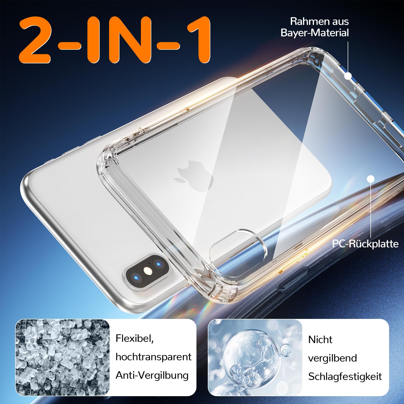 Clear Case for iPhone 15, Ultra Thin, Shockproof TPU Cover, Anti-Yellowing, Crystal Clear, Phone Case for Apple iPhone 15 - Clear — view 634